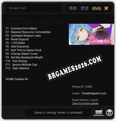 Scratch Girl Trainer - 12 funções [Download Gratuito]