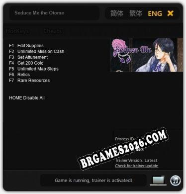 Cheats Seduce Me the Otome - Trainer v5.2 por FLiNG