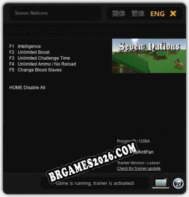 Seven Nations - Cheat Trainer +5 [Edição MrAntiFan]