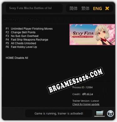 Sexy Futa Mecha Battles of Islands?: Trainer Completo (v1.0.7)