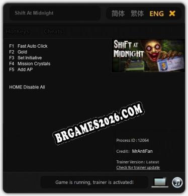 Shift At Midnight: Trainer Completo (v1.0.67)