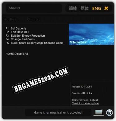 Shooter - Cheat Trainer +5 [Edição dR.oLLe]