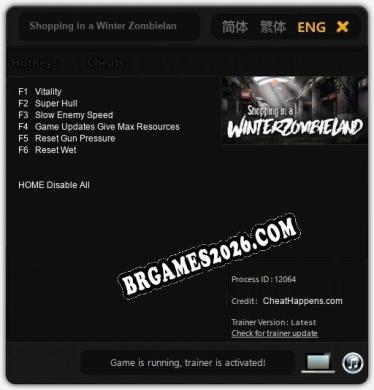 Shopping in a Winter Zombieland: TRAINER E CHEATS (V1.0.11)