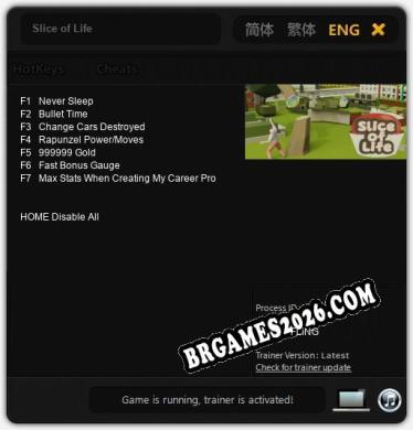 Cheats e trainer Slice of Life +7 [Verificado funcionando]