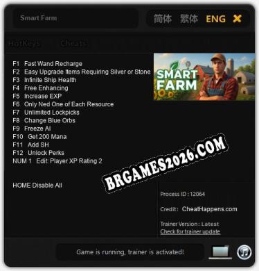 Trainer Smart Farm [PC] - 13 funções ativas