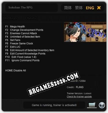 Sokoban The RPG: Trainer Gratuito (+11 cheats)
