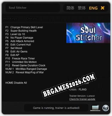 Soul Stitcher - Cheat Trainer +14 [Edição FLiNG]