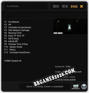 SoulShake: Trainer Completo (v2.0.43)