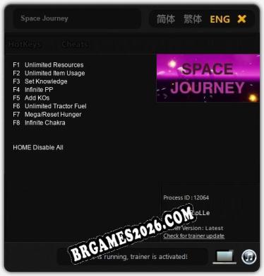 Cheats e trainer Space Journey +8 [Verificado funcionando]