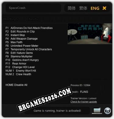 SpaceCrash: Trainer +14 [v1.2]