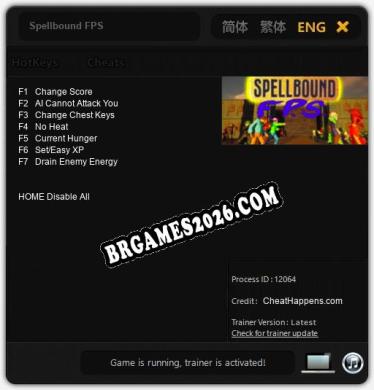 Spellbound FPS: Trainer +7 [v1.2]