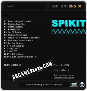 Spikit Trainer +14 by dR.oLLe [Última versão]