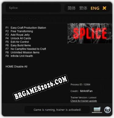 Splice: Trainer Completo (v3.0.53)