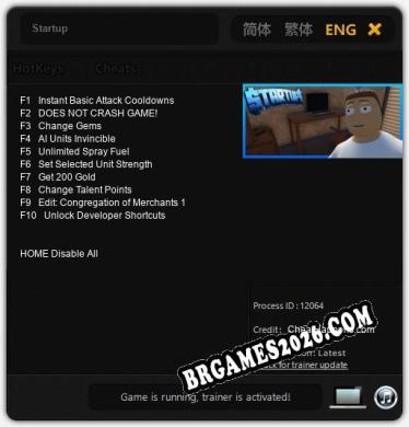 Startup: Trainer Completo (v1.0.40)