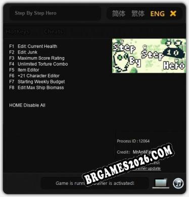 Step By Step Hero: Trainer Gratuito (+8 cheats)
