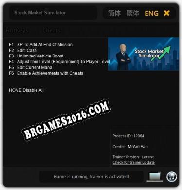 Stock Market Simulator Trainer +6 by MrAntiFan [Última versão]
