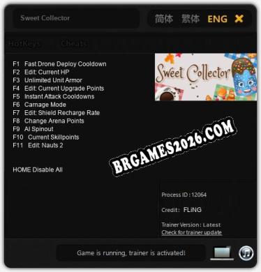 Sweet Collector: TRAINER E CHEATS (V1.0.38)