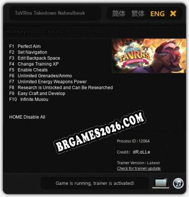 TaVRns Takedown Naheulbeuk Trainer +10 by dR.oLLe [Última versão]