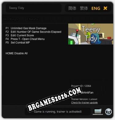 Teeny Tidy: Cheats, Trainer +5 [MrAntiFan]