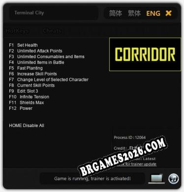 Terminal City Trainer +12 by FLiNG [Última versão]