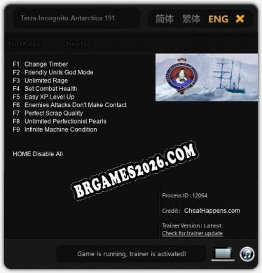 Terra Incognito Antarctica 1911 Trainer - 9 funções [Download Gratuito]