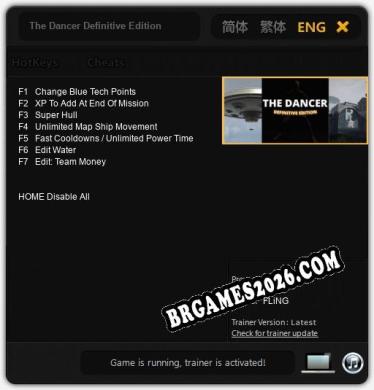 Trainer e cheats para The Dancer Definitive Edition - 7 opções