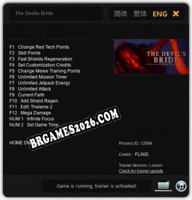 The Devils Bride: Cheats, Trainer +14 [FLiNG]
