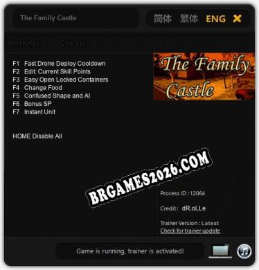 The Family Castle: Trainer Gratuito (+7 cheats)