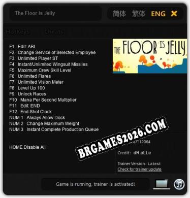 The Floor is Jelly - Cheat Trainer +15 [Edição dR.oLLe]