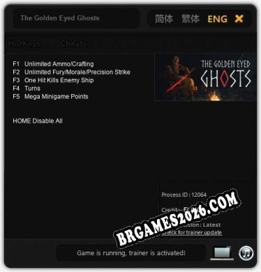 The Golden Eyed Ghosts: Trainer Gratuito (+5 cheats)