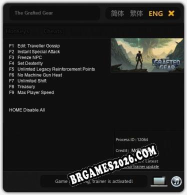 Trainer The Grafted Gear [PC] - 9 funções ativas