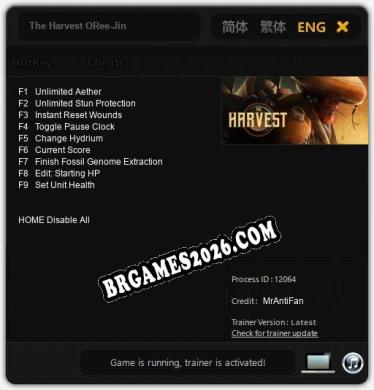 The Harvest ORee-Jin: Cheats, Trainer +9 [MrAntiFan]