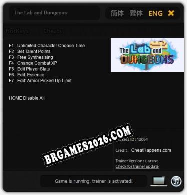 The Lab and Dungeons: Trainer +7 [v1.4]