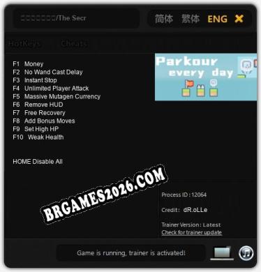 考卷背后的秘密/The Secret Behind the Exam Paper: Trainer Atualizado v1.7 (todos os cheats)