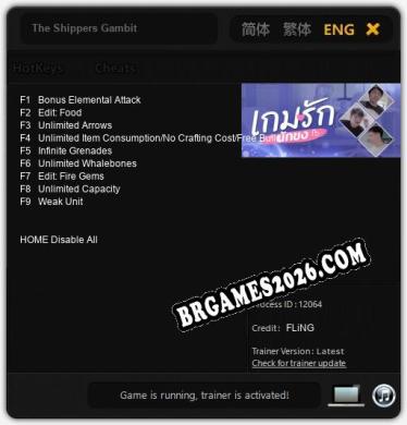 The Shippers Gambit: TRAINER E CHEATS (V1.0.94)
