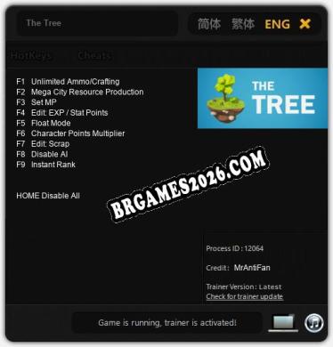 Cheats The Tree - Trainer v1.3 por MrAntiFan