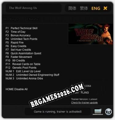The Wolf Among Us - Cheat Trainer +15 [Edição FLiNG]