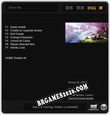 Three life: Trainer Completo (v2.0.52)