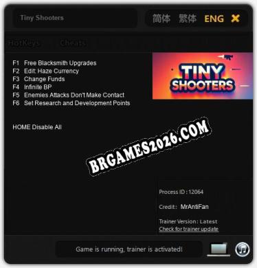 Tiny Shooters Trainer +6 by MrAntiFan [Última versão]