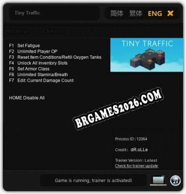 Tiny Traffic - Cheat Trainer +7 [Edição dR.oLLe]