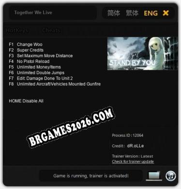 Together We Live: Trainer +8 [v1.4]