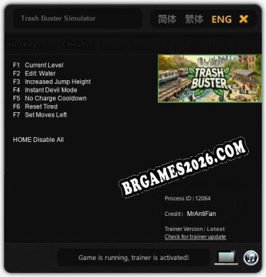 Trash Buster Simulator: TRAINER E CHEATS (V1.0.68)
