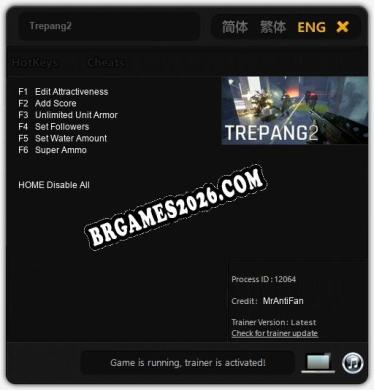 Trepang2: Trainer Completo (v1.0.66)