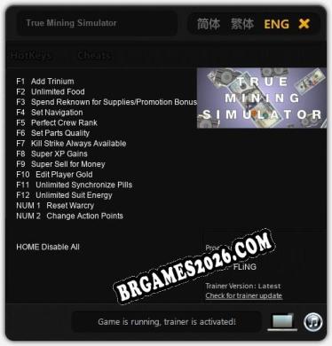 True Mining Simulator - Cheat Trainer +14 [Edição FLiNG]