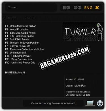 Turner - Cheat Trainer +12 [Edição MrAntiFan]