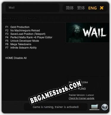 Wail: Trainer Completo (v3.0.94)