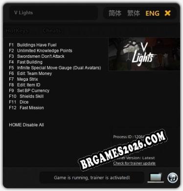 V Lights Trainer - 12 funções [Download Gratuito]
