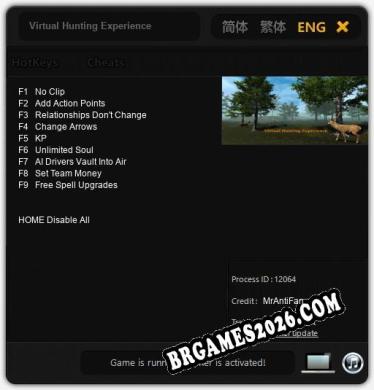 Virtual Hunting Experience Trainer - 9 funções [Download Gratuito]