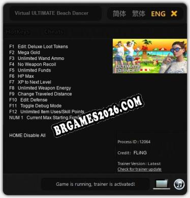 Trainer Virtual ULTIMATE Beach Dancer [HD] [PC] - 13 funções ativas