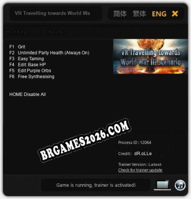 VR Travelling towards World War III Scenario Post Nuclear War Earth Fantasy: Cheats, Trainer +6 [dR.oLLe]